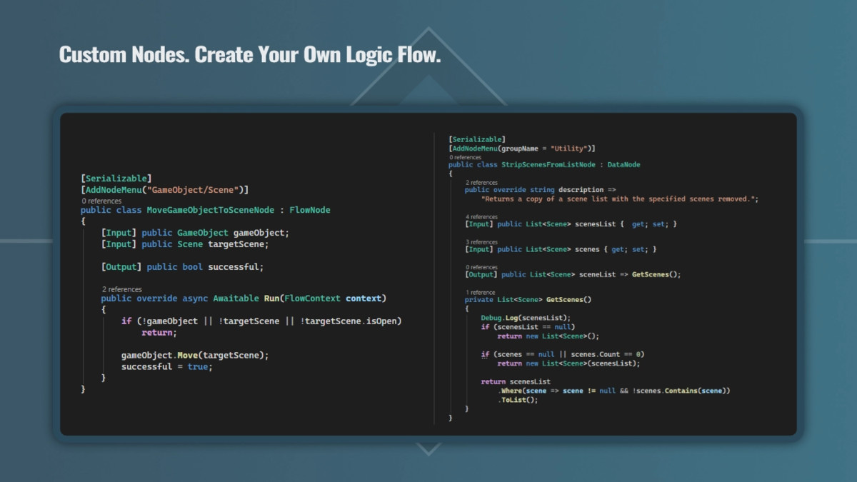 Flow Editor for Advanced Scene Manager