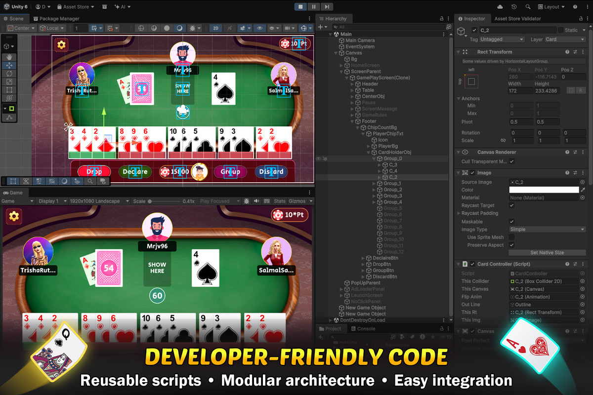 Rummy Card Game : Complete Ready-to-Publish Game Template