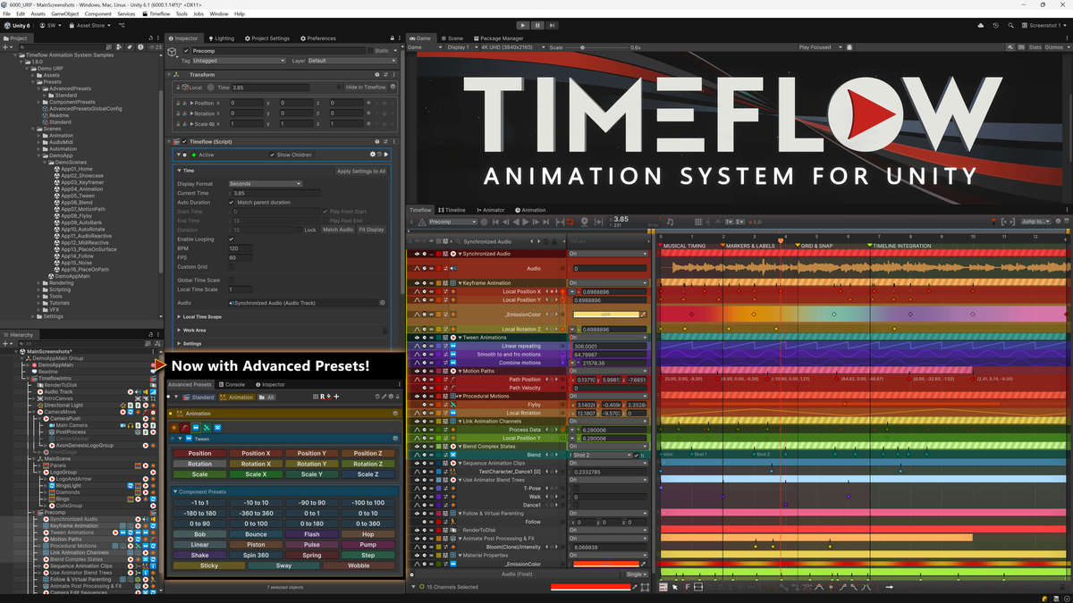 Timeflow Animation System