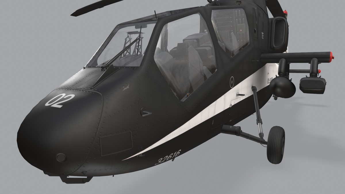 OH-1 Ninja JGSDF Black Static (445)
