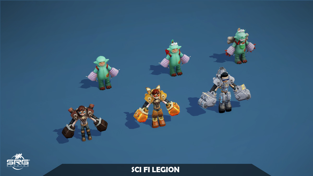 Ultra Legion - Sci Fi & Fantasy 3D Character Mega Pack
