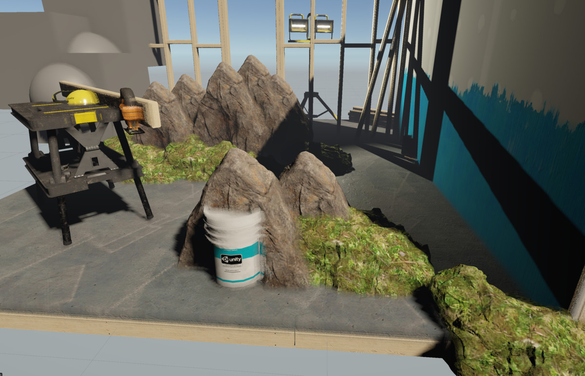 Mesh Blending Effect