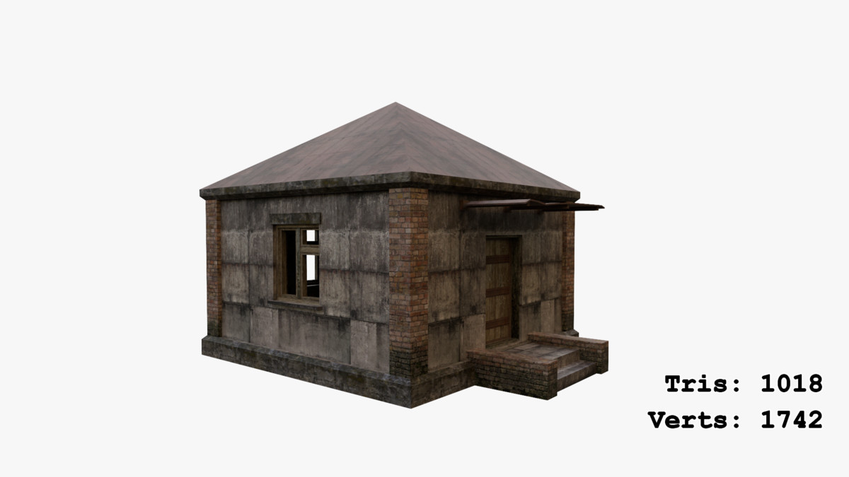 Abandoned Apocalyptic Buildings Mega Pack