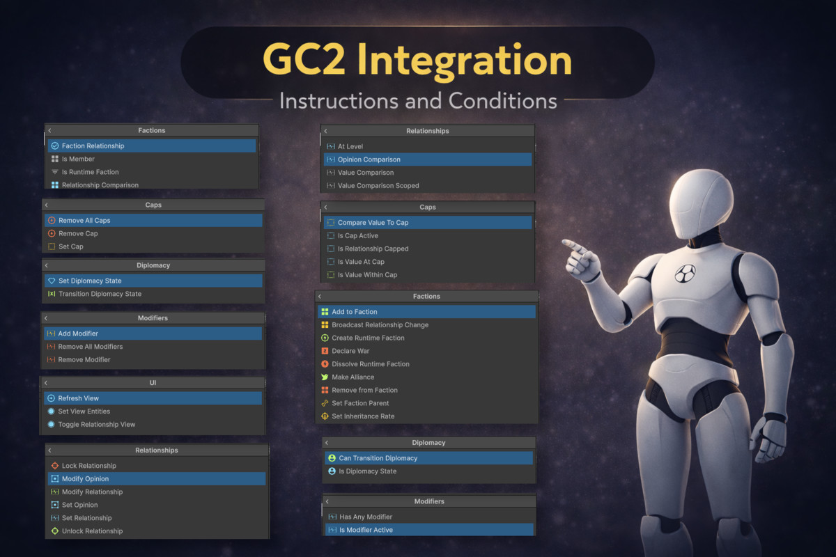 Relationship System for Game Creator 2