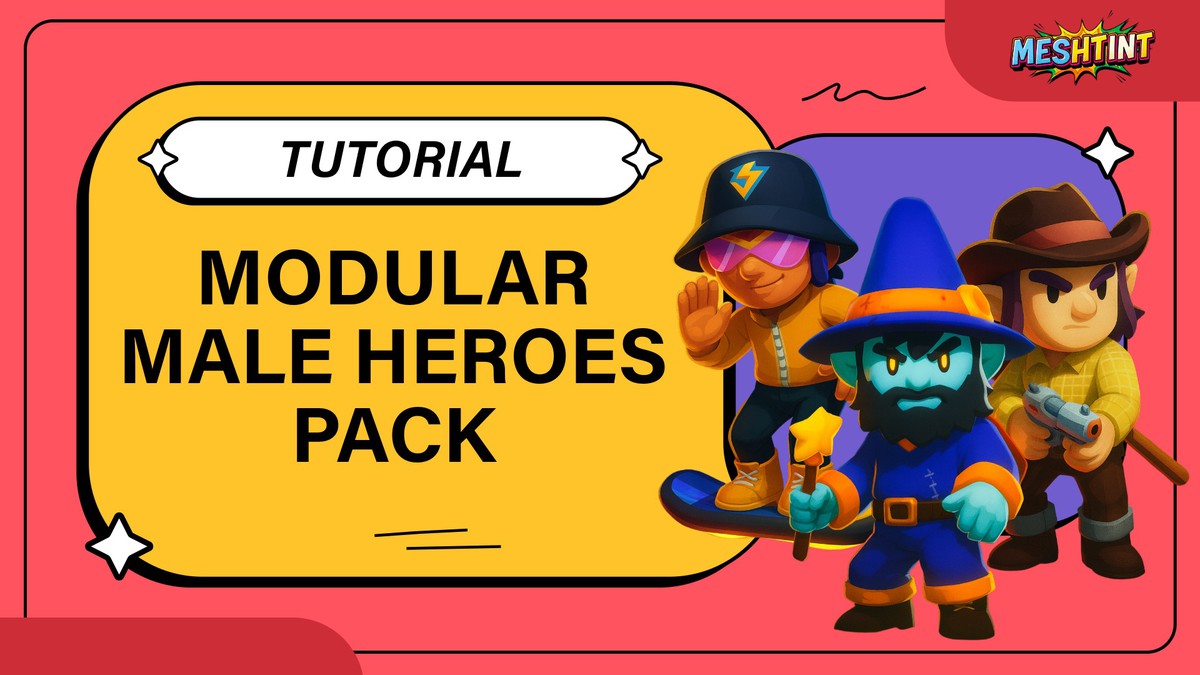 Modular Male Heroes Pack