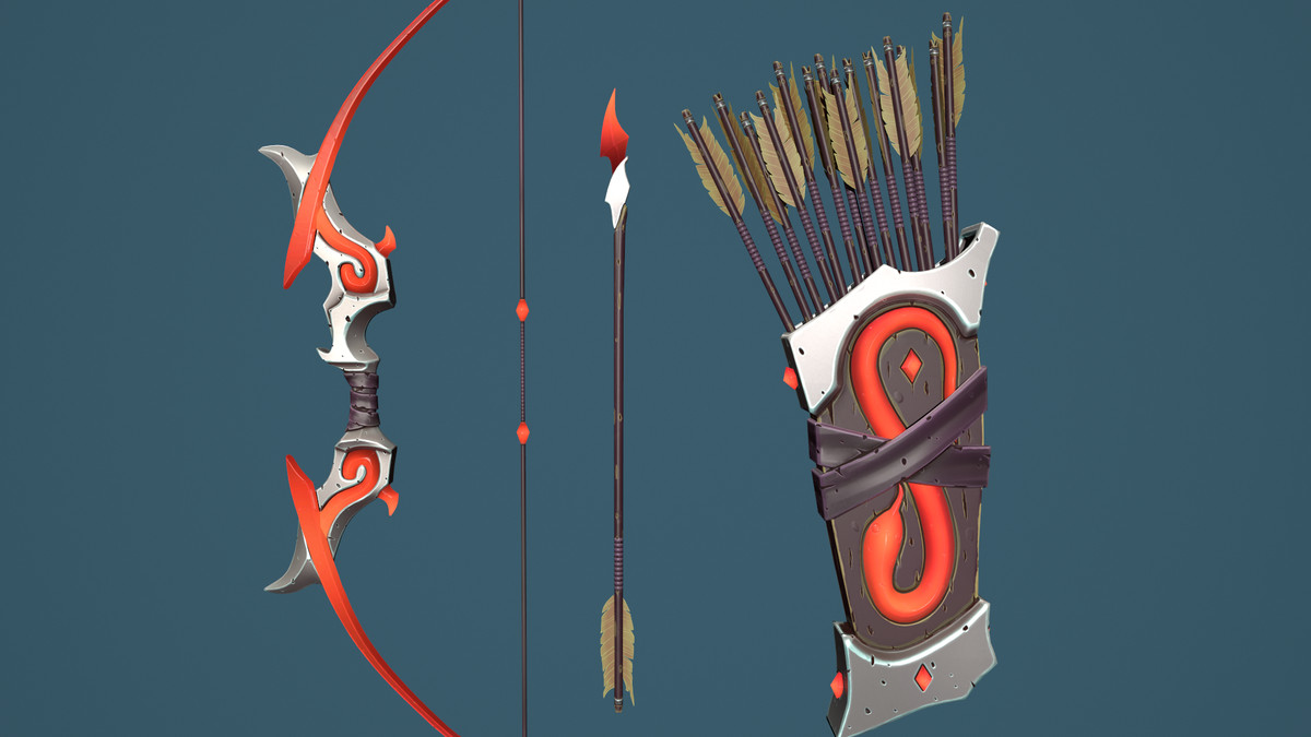Snake Bow Quiver Arrow