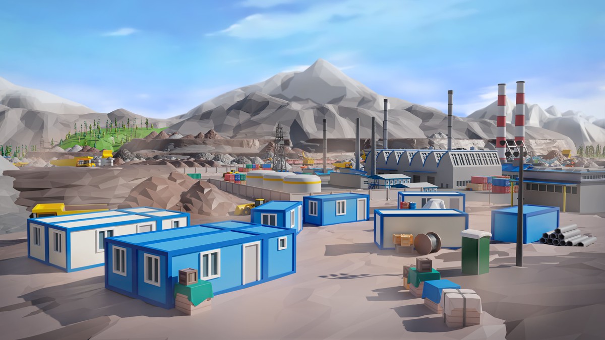 Mining Industry - Low Poly 3D Models Pack