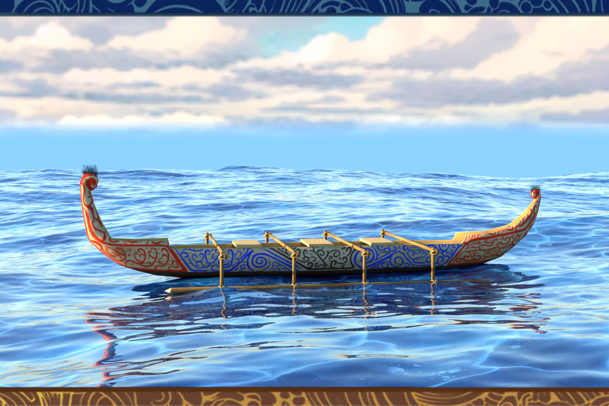 Papua Traditional Canoe