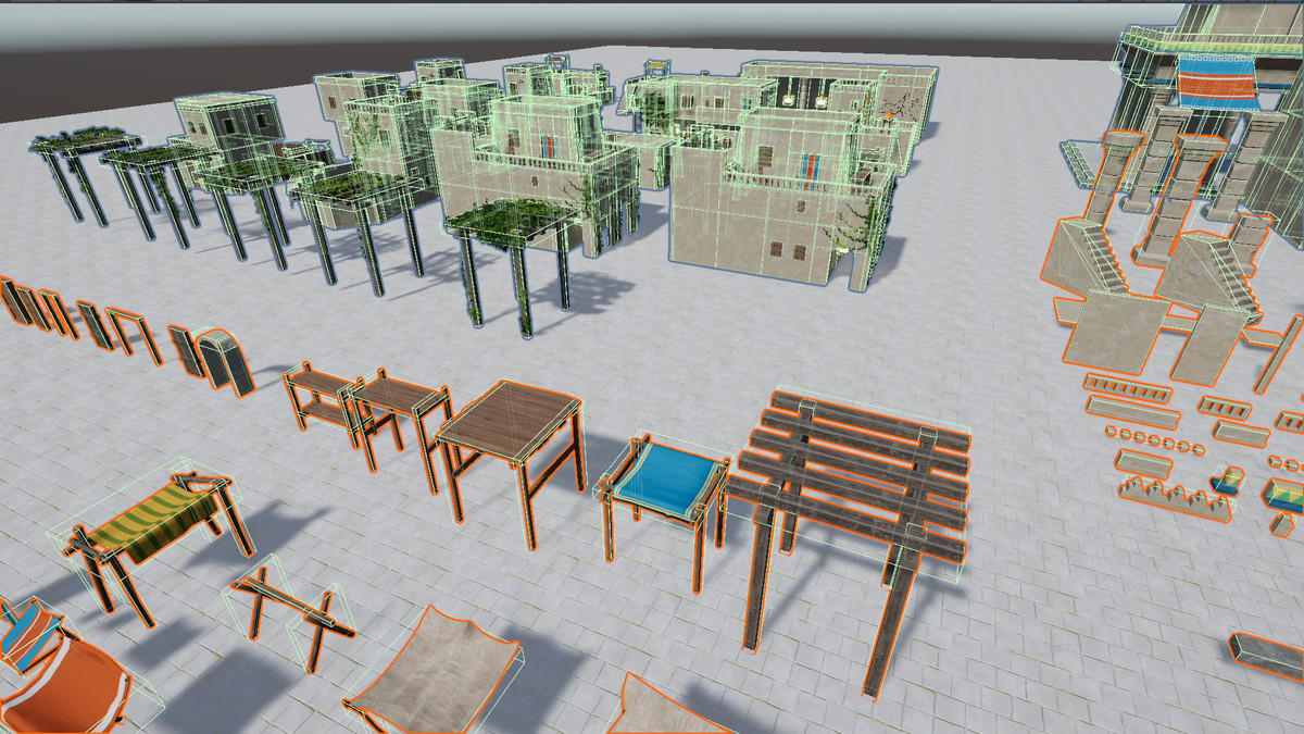 Desert Town - Stylized, Modular pack