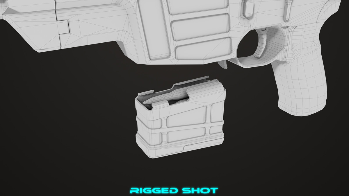 Sniper Rifle 04 Sandal URP HDRP Textures