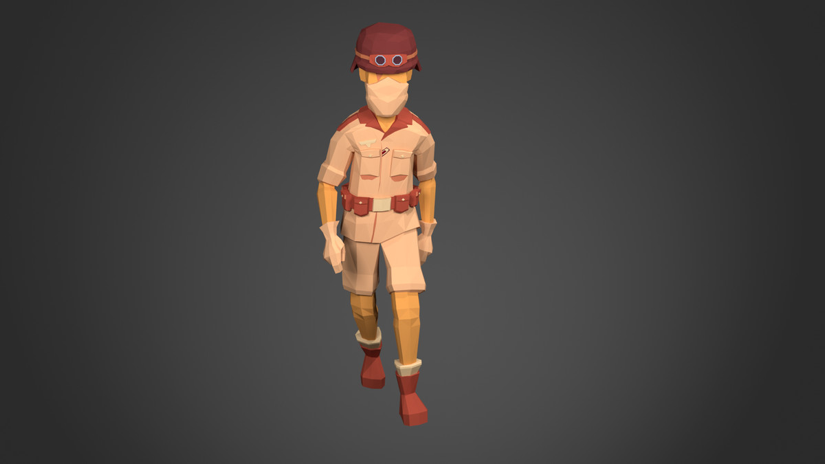 3D Characters World War 2 Lowpoly Pack