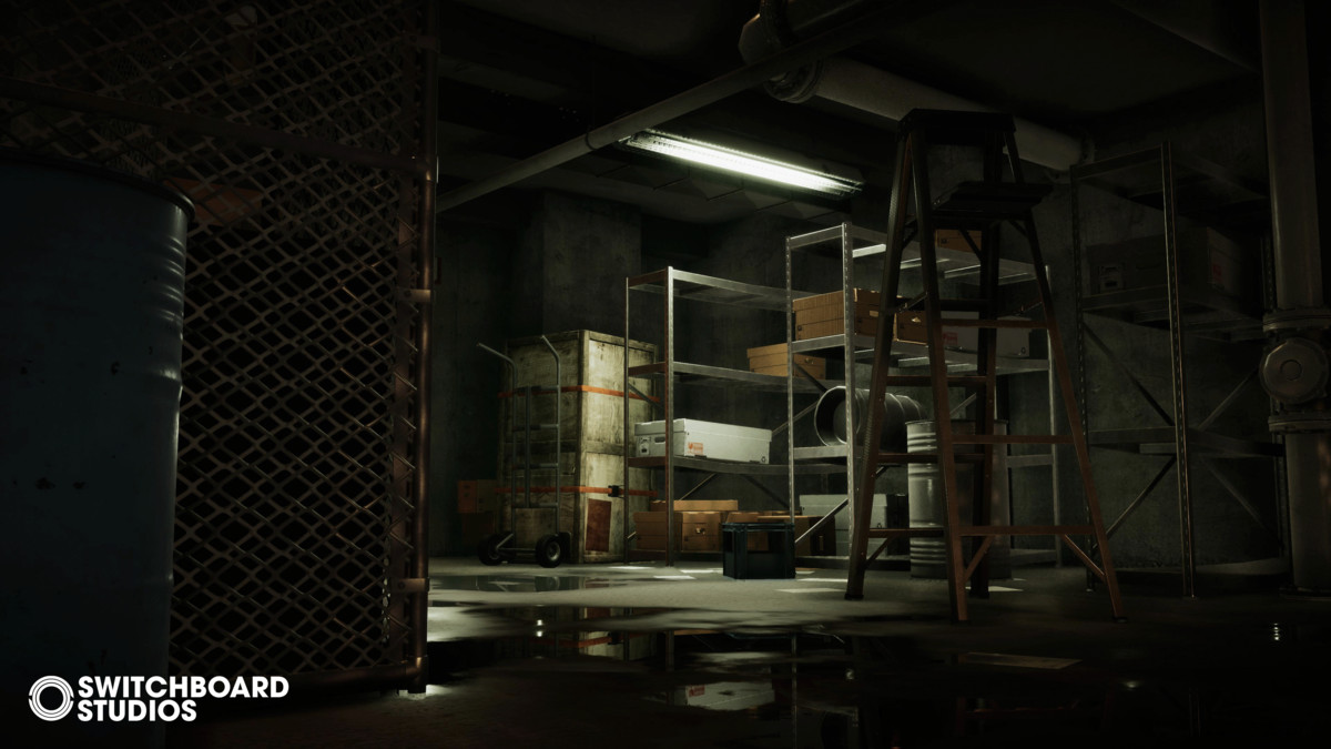 Atmospheric Modular Underground Car Park & Hallways