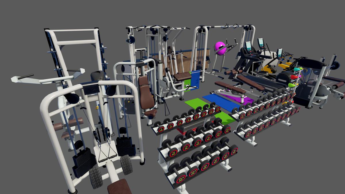Gym Equipment Pack