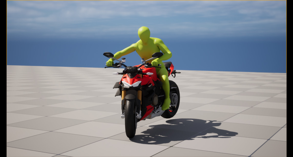 Bike Ride & Shoot Animation