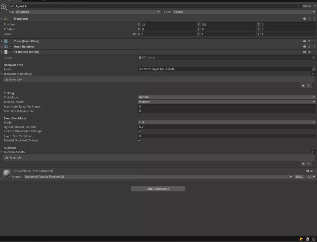 BTGraph Lite- AI Behaviour Tree Framework