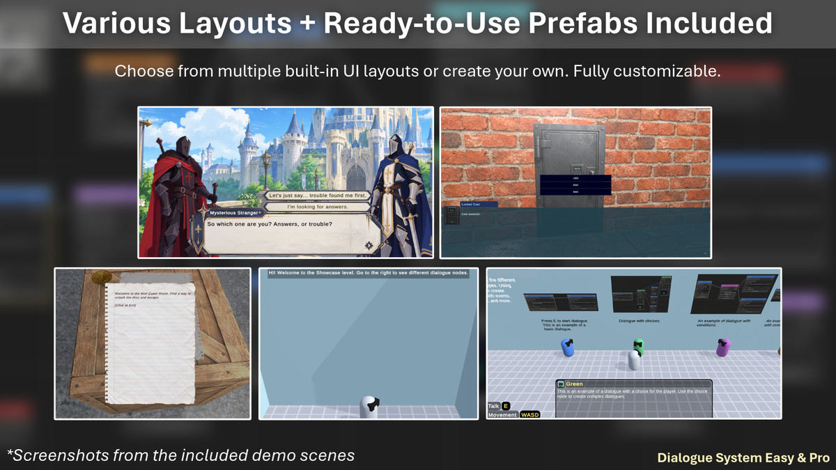 Dialogue System - Easy & Pro