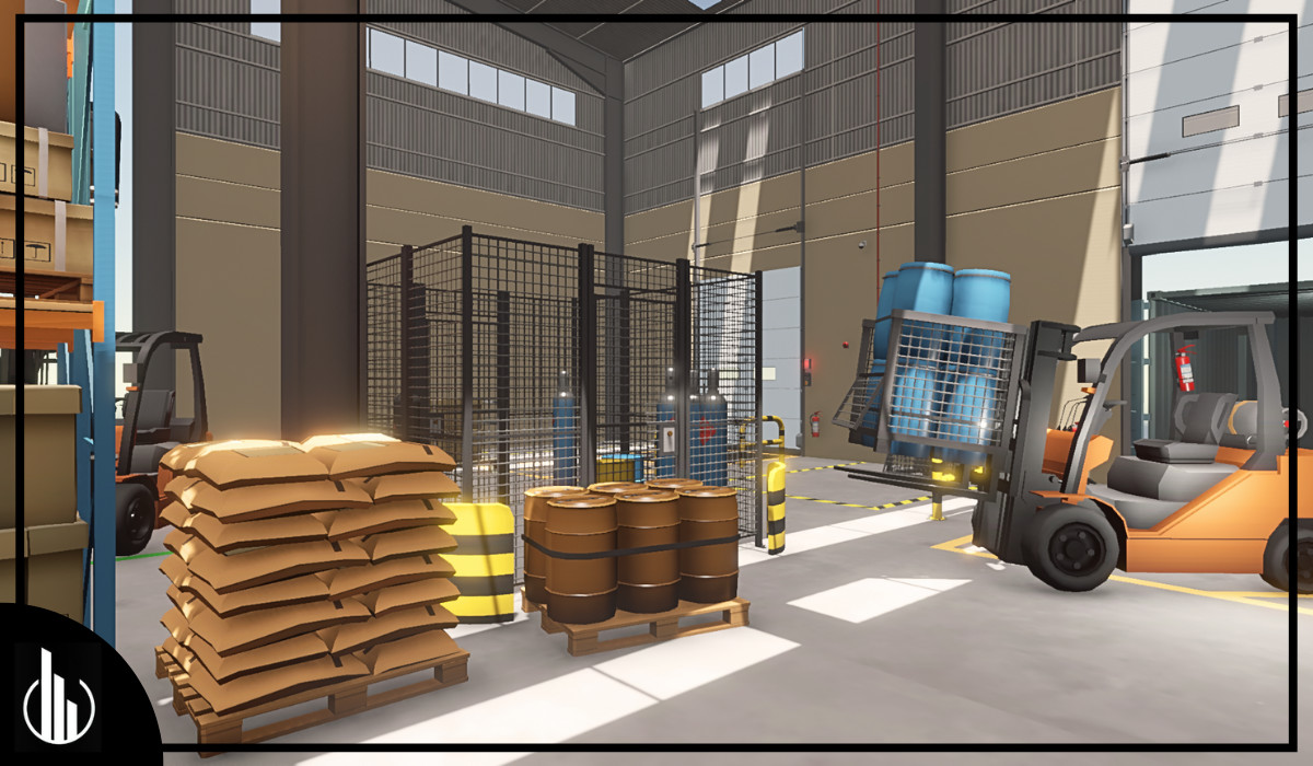Warehouse Interior Low Poly Asset Pack