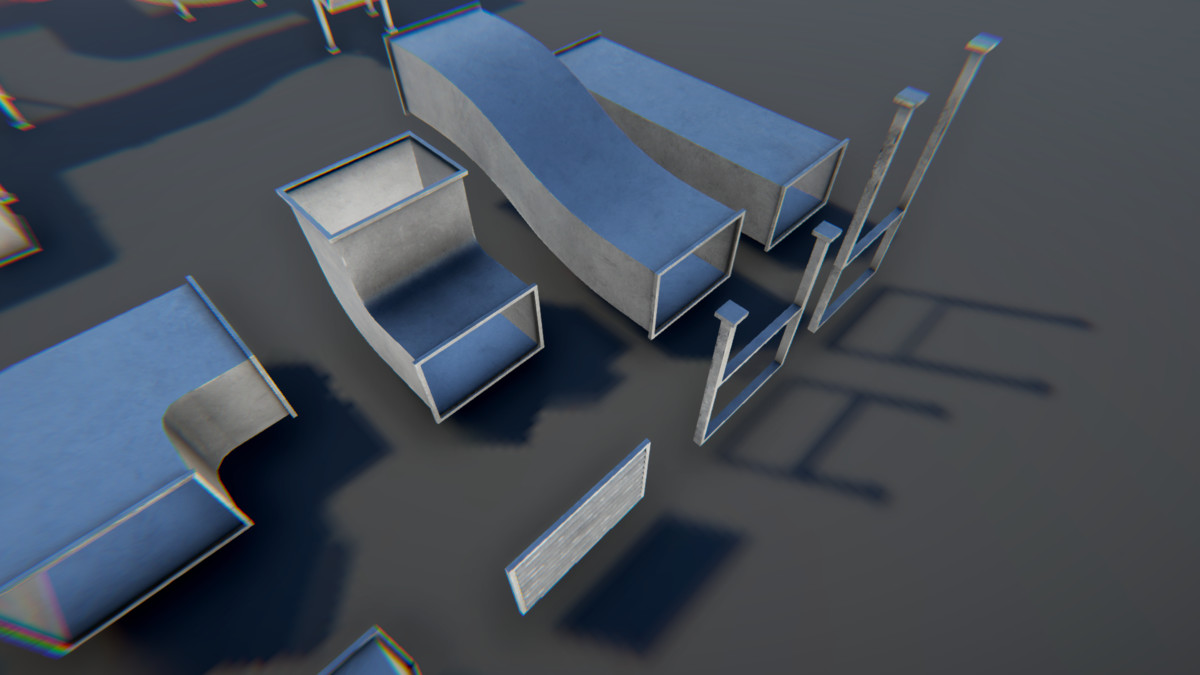 Modular Industrial Air Duct System