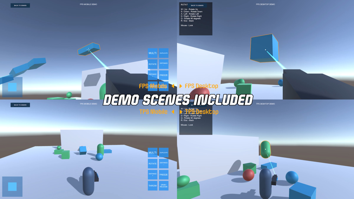 Mobile/Desktop Gravity Gun System - FPS & TPS