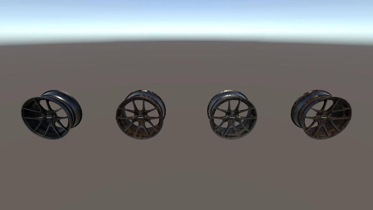 Kryxen Rim V1 - Gunmetal - Game Ready