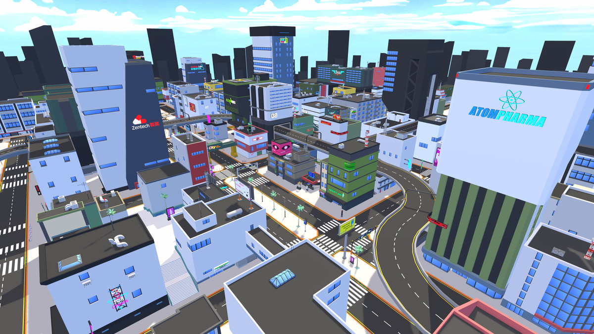 LowPoly Cyberpunk City