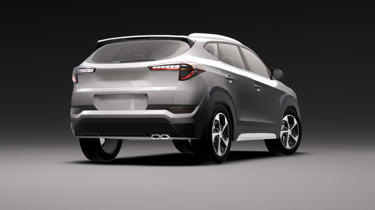 Realistic Car - SUV Compact Mid-2010s