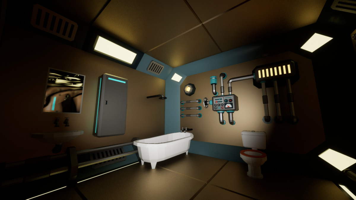 Sci-Fi Planetary Outpost: Ultimate Modular Construction Kit, low-poly stylized