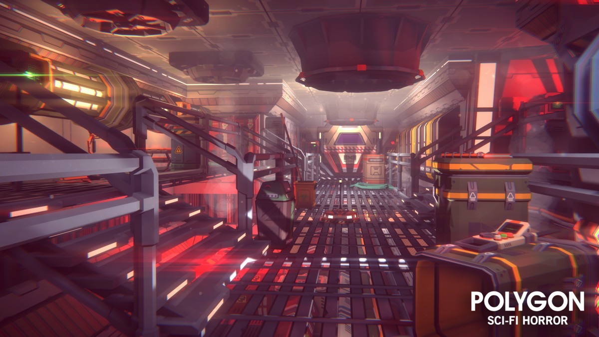 Sci-Fi Horror Pack - Synty POLYGON - Stylized Low Poly Assets