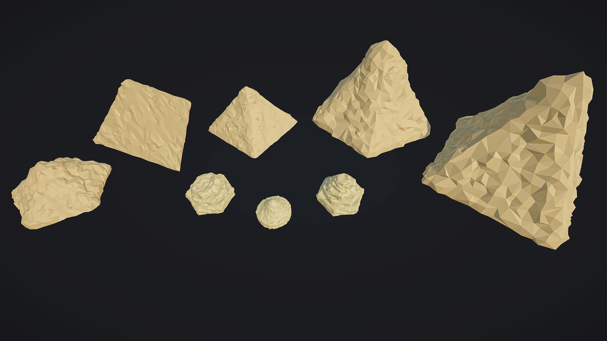 Low Poly Desert Egypts