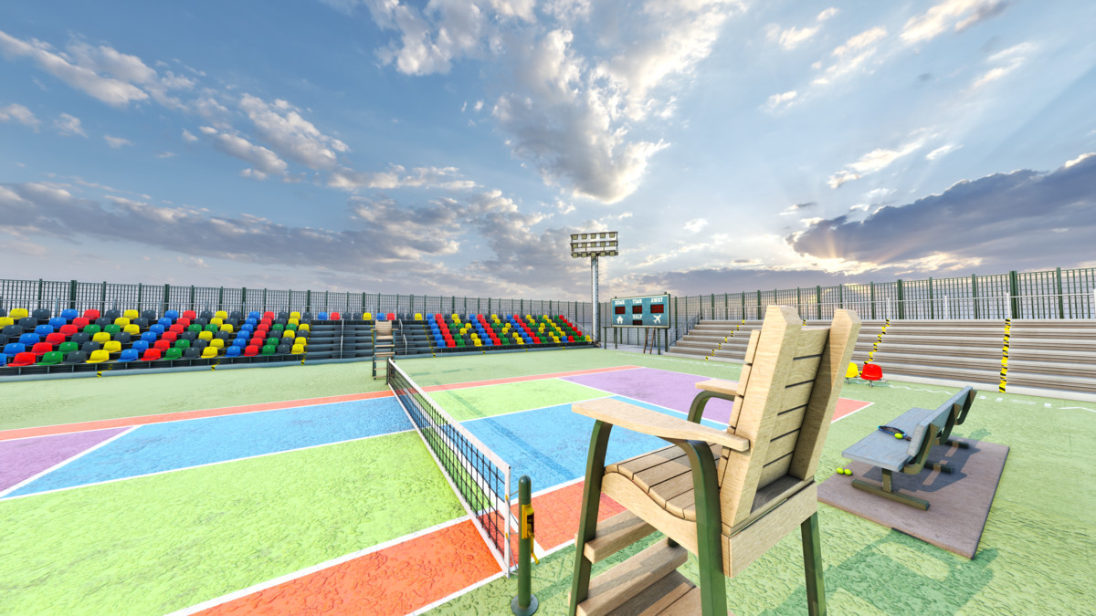 Modular Tennis Soccer Basketball Sport Court