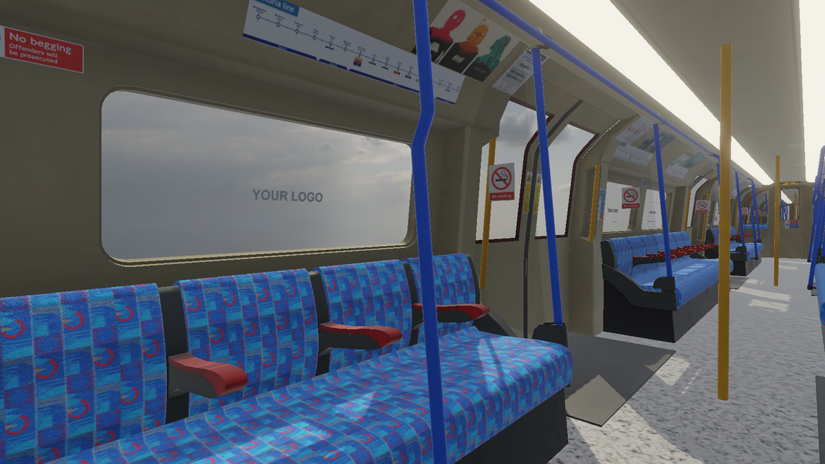 London Tube Subway Train