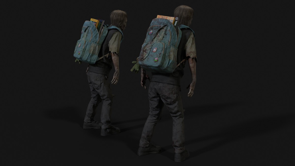 Gradeschooler Boy — American School Zombie Collection