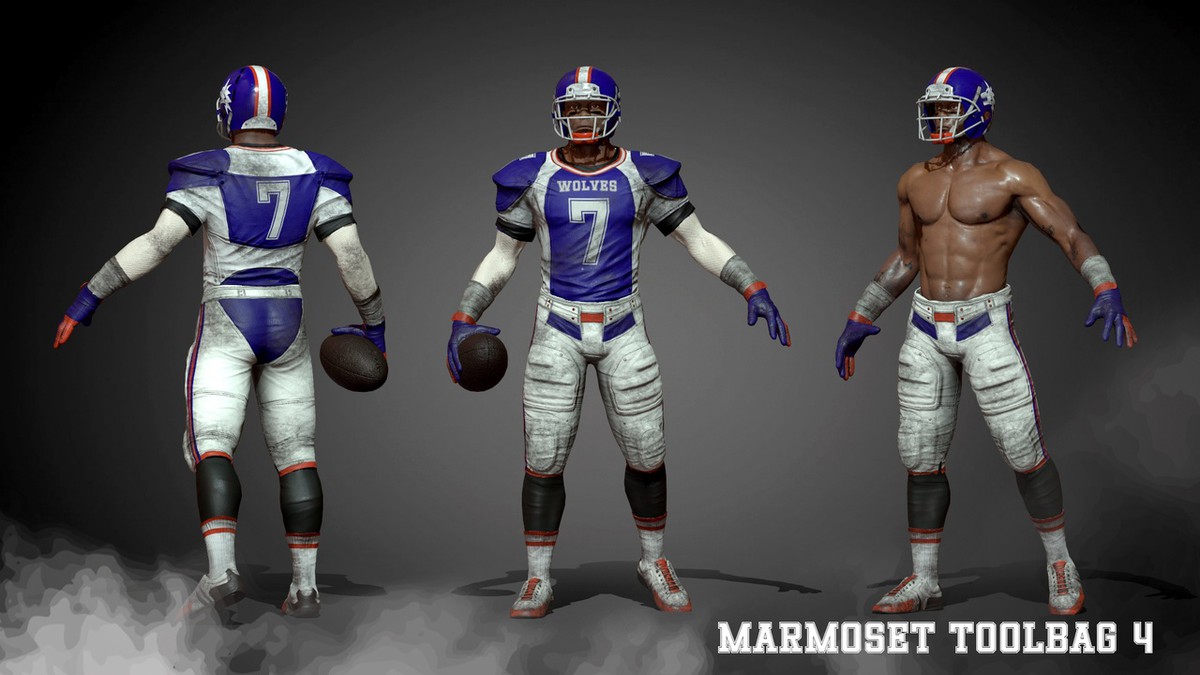 American football player 2in1