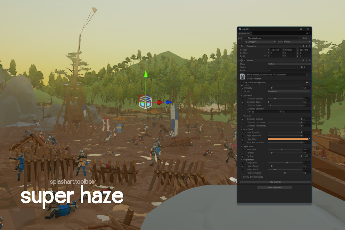 Super Haze: Heat Distortion & Atmospheric Haze for URP