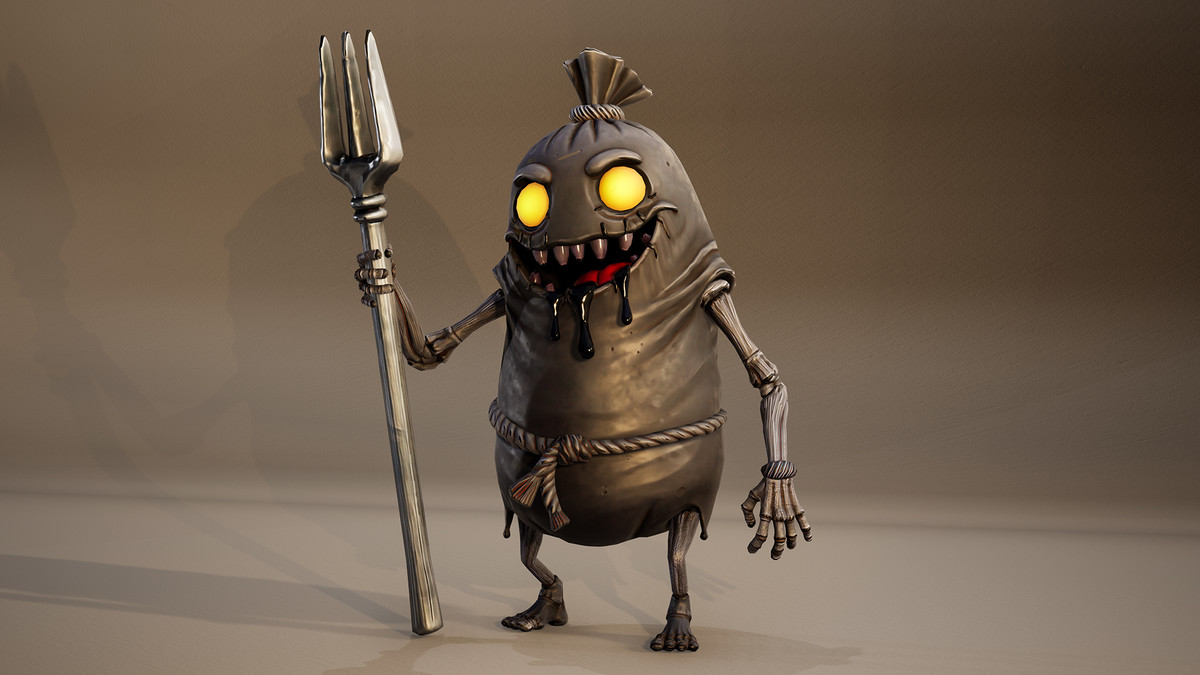 Stylized Horror Creature Pack – Grave Sackcloth (Game Ready, 3 Skins)