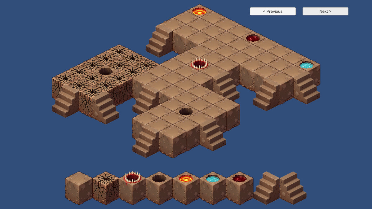 2D Isometric Modular Tileset – Dirt & Gravel