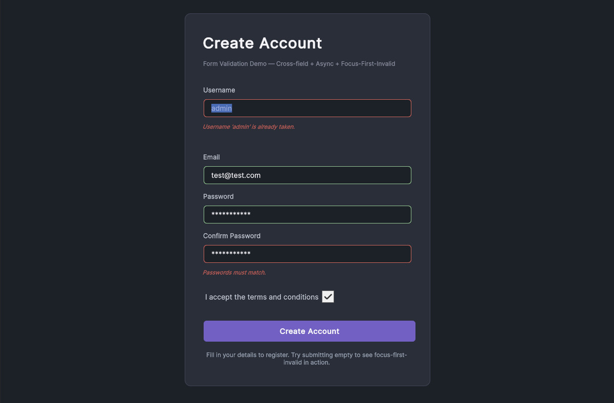 UI Toolkit: Form Validation