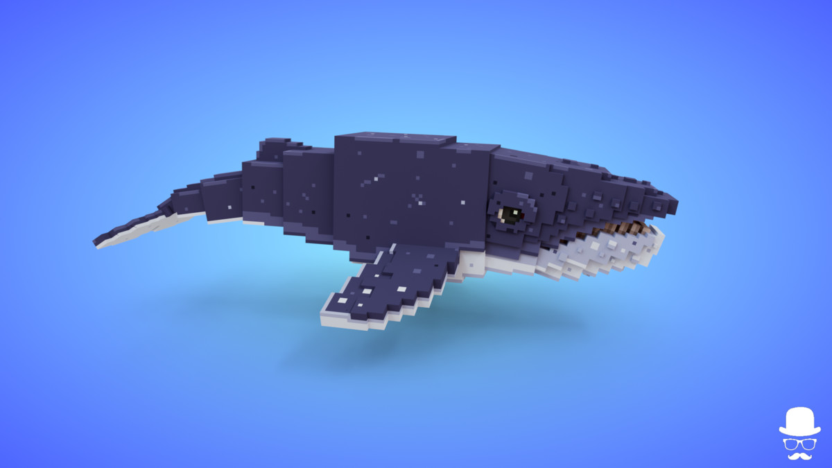 Voxel Ocean Animals Pack 2