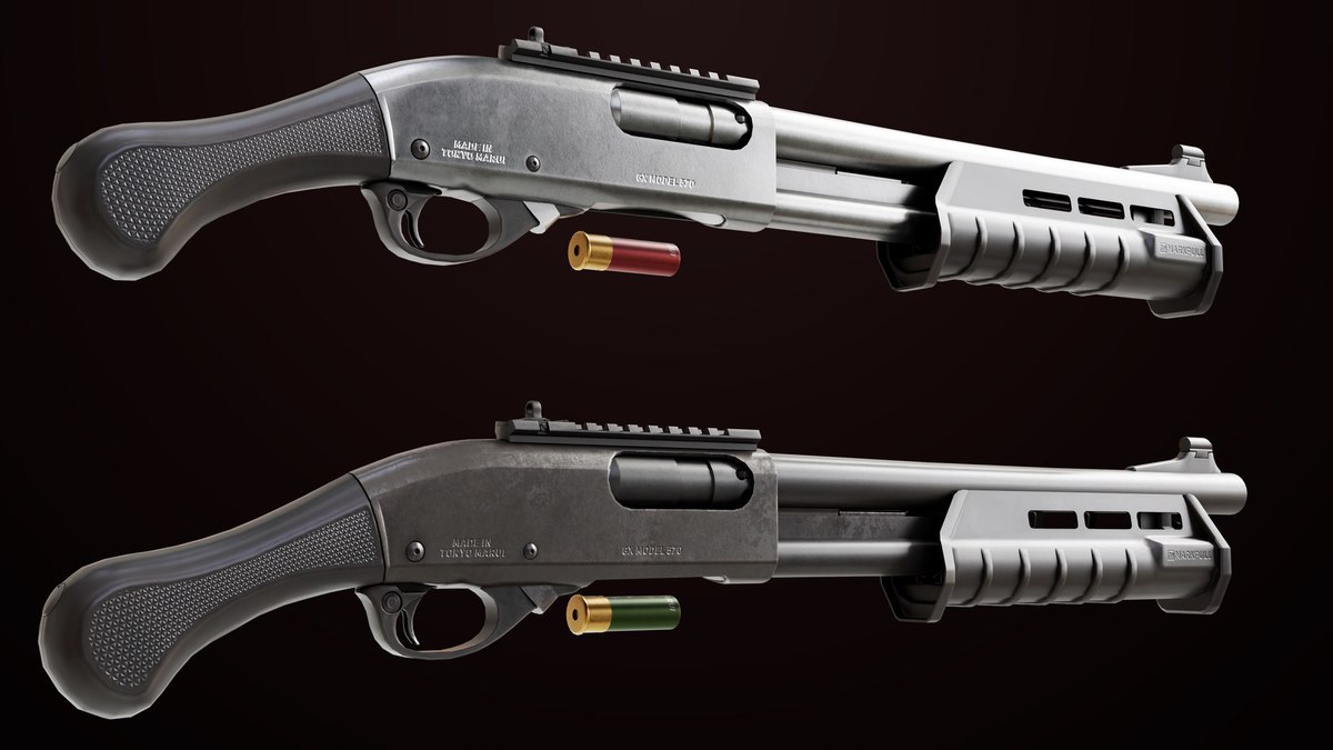 Shotgun Collection 01 URP HDRP Textures