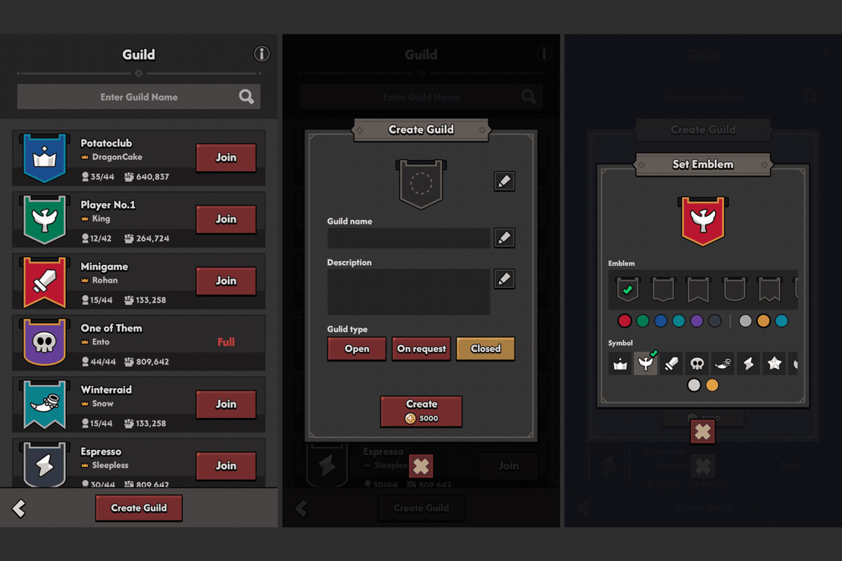 GUI Pro - Minimal Game Dark