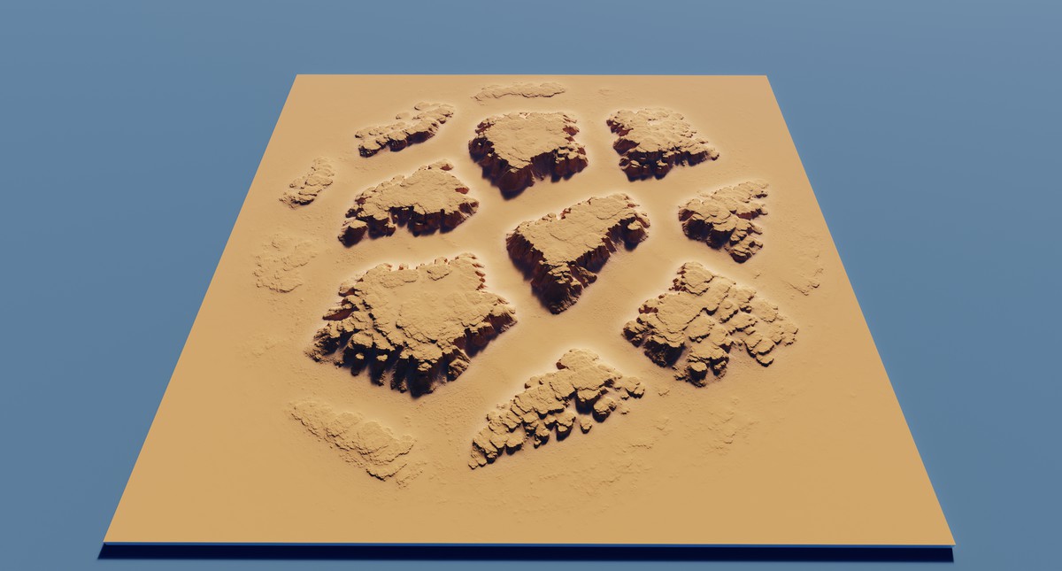 Chipped Plateaus - StampIT!