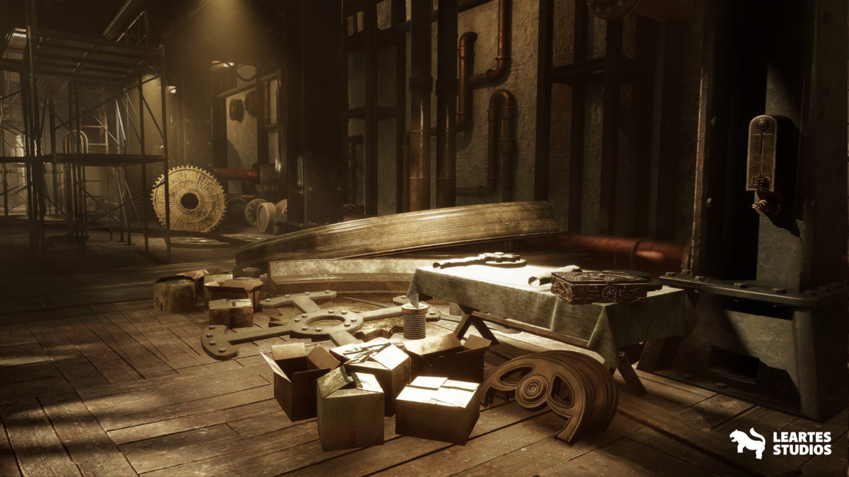 Steampunk Clock Factory Environment