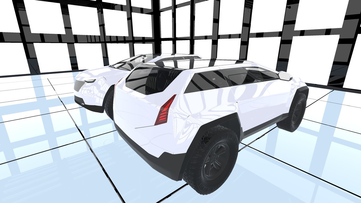 Futuristic SUV