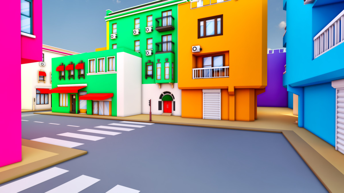 Modular Eastern City Low Poly Istanbul [Enterable Interior] [Desktop & Mobile]