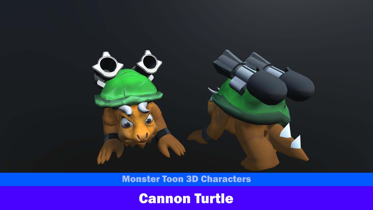 Monster Toon 3D Characters