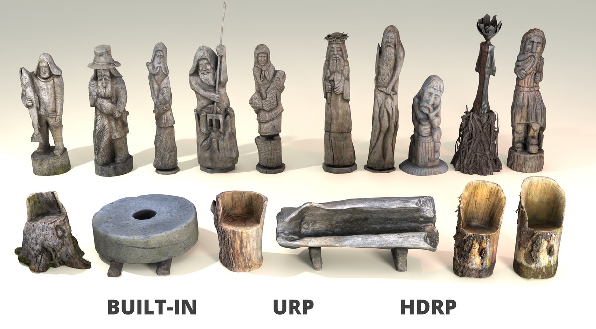 Wooden props volume one photogrammetry