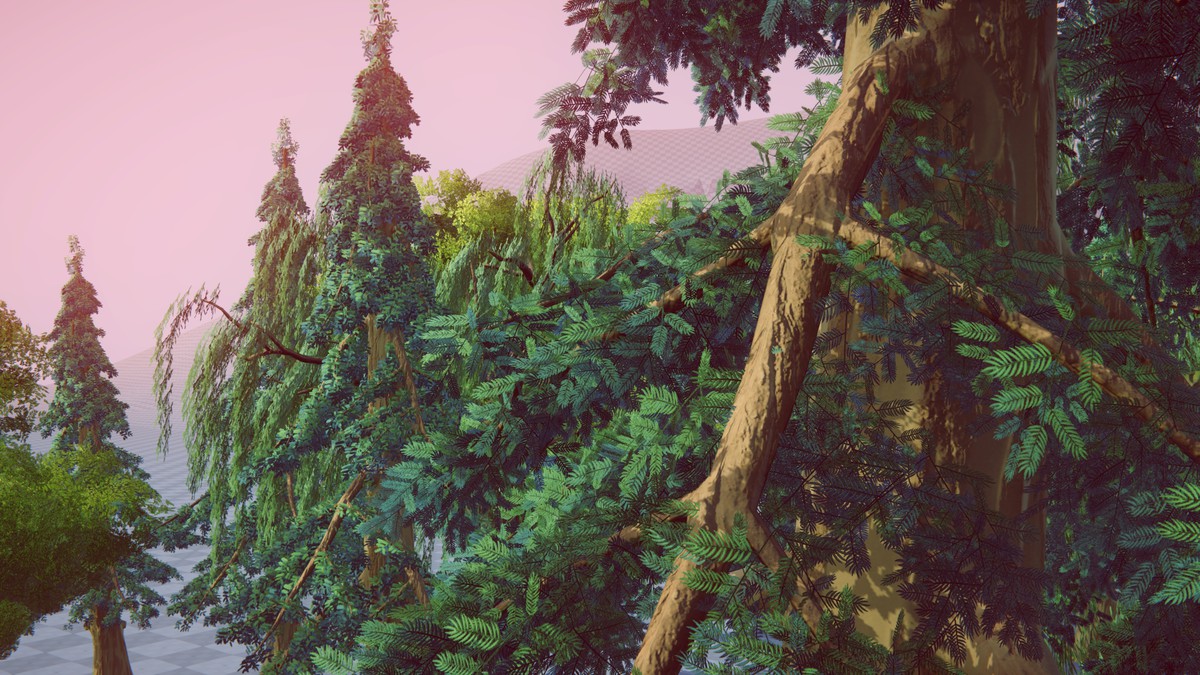 Stylized Fluffy Trees HQ Pack