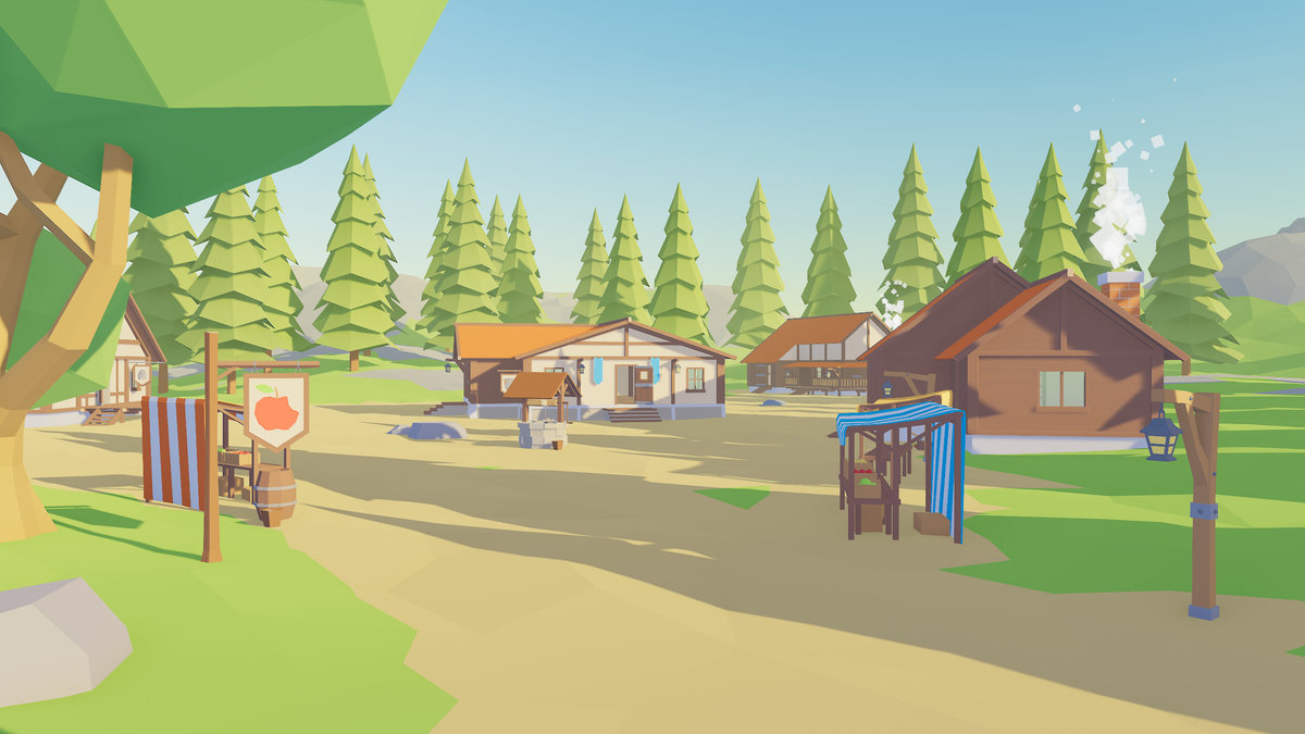 Low Poly Modular Medieval Buildings Pack
