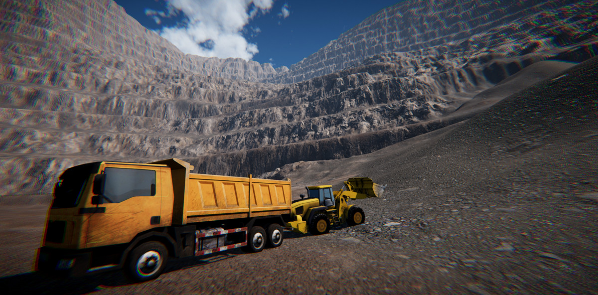 Open Pit Mine Environment