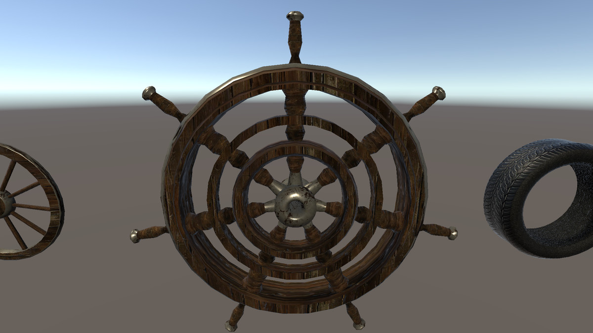 Procedural Wheel Generator - Wagon Wheels, Ship Steering Wheels, Tires & More